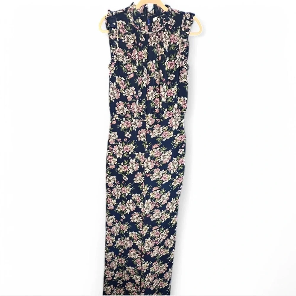 💜 Anthropologie | Ali & Jay Floral Sleeveless Wide Leg Jumpsuit (S) - Picture 4 of 11
